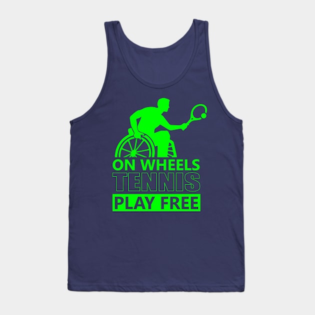 ON WHEELS TENNIS Tank Top by mmpower